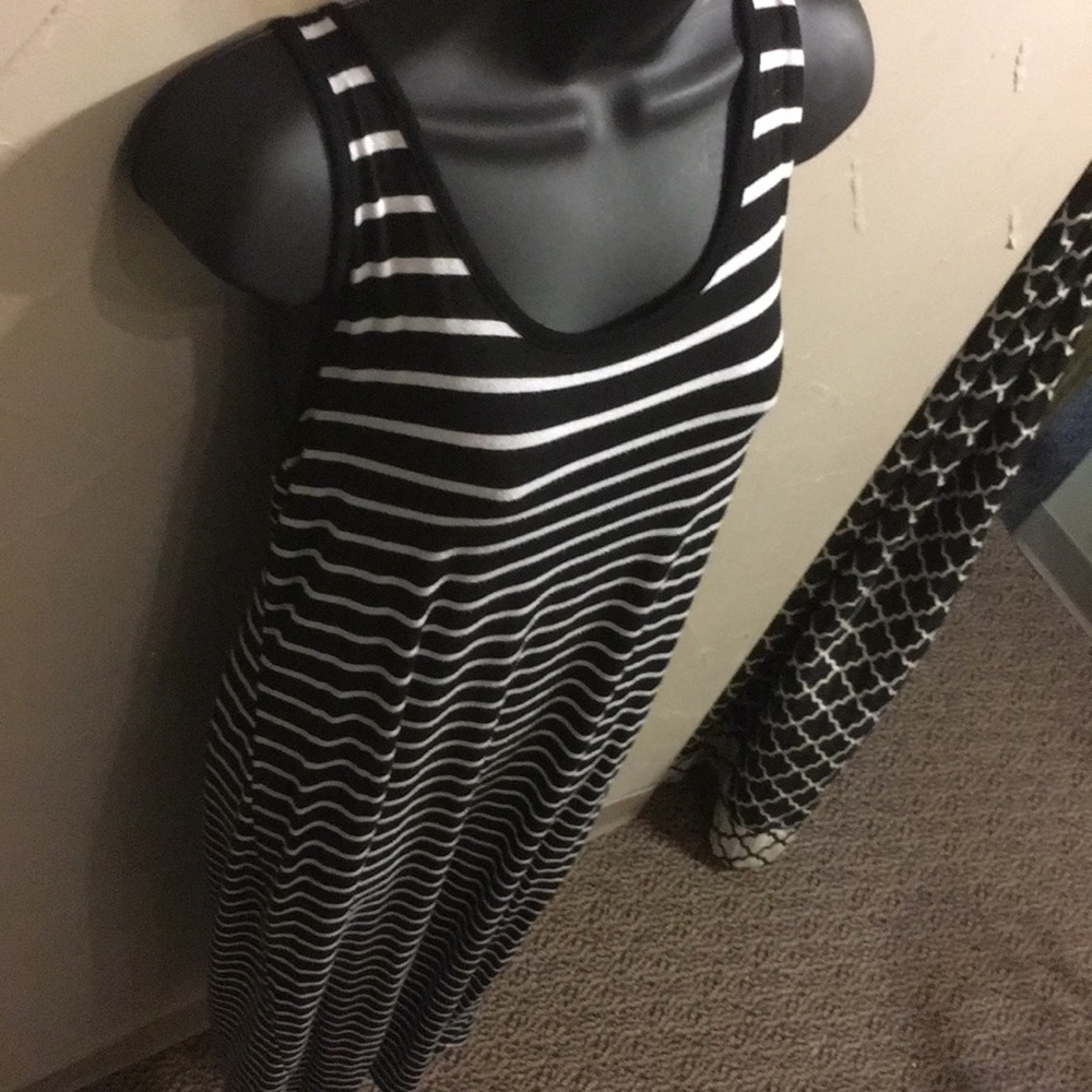 Toto striped maxi dress